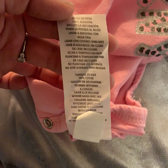 DKNY 3 -6 month Baby girl onesie pink - Picture 5 of 8